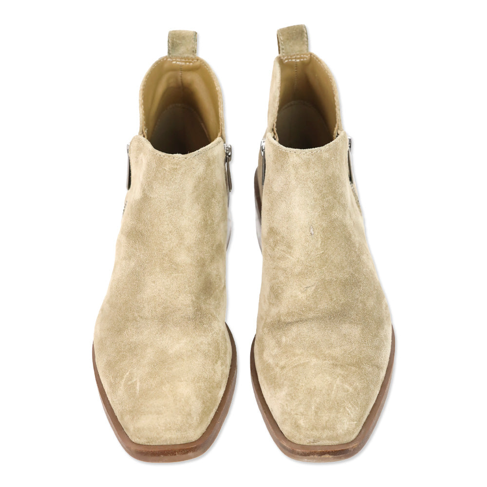 3.1 Phillip Lim Tobacco Suede Alexa 40mm Ankle Boots