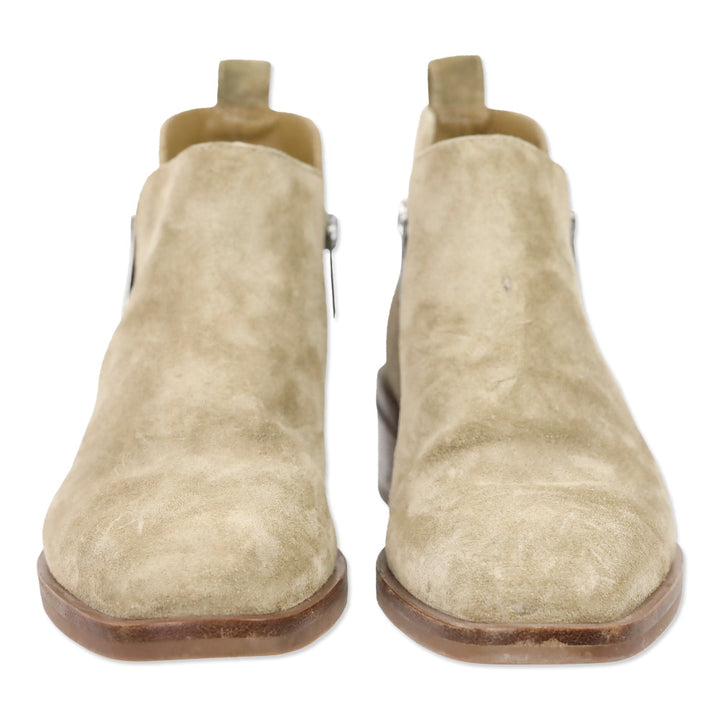 3.1 Phillip Lim Tobacco Suede Alexa 40mm Ankle Boots