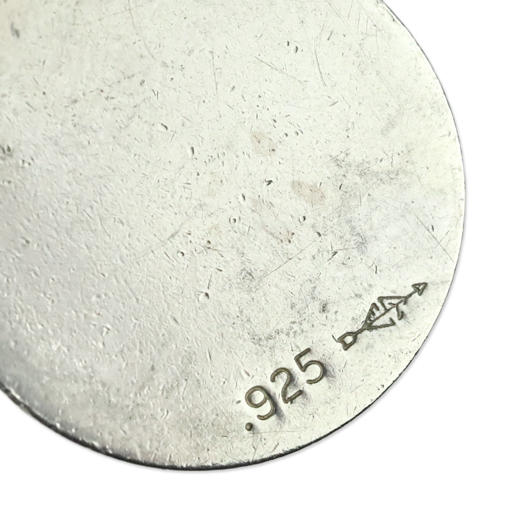 925 Sterling Silver Chain Link Tag Charm Bracelet