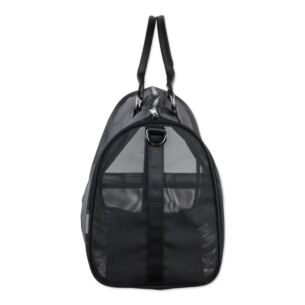 ALO Yoga Sheer Black Mesh Duffle Bag