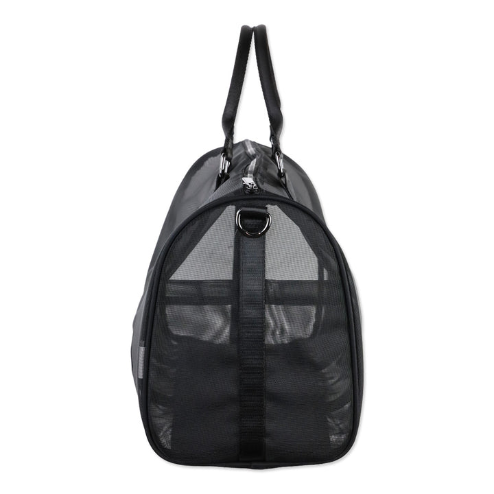 ALO Yoga Sheer Black Mesh Duffle Bag