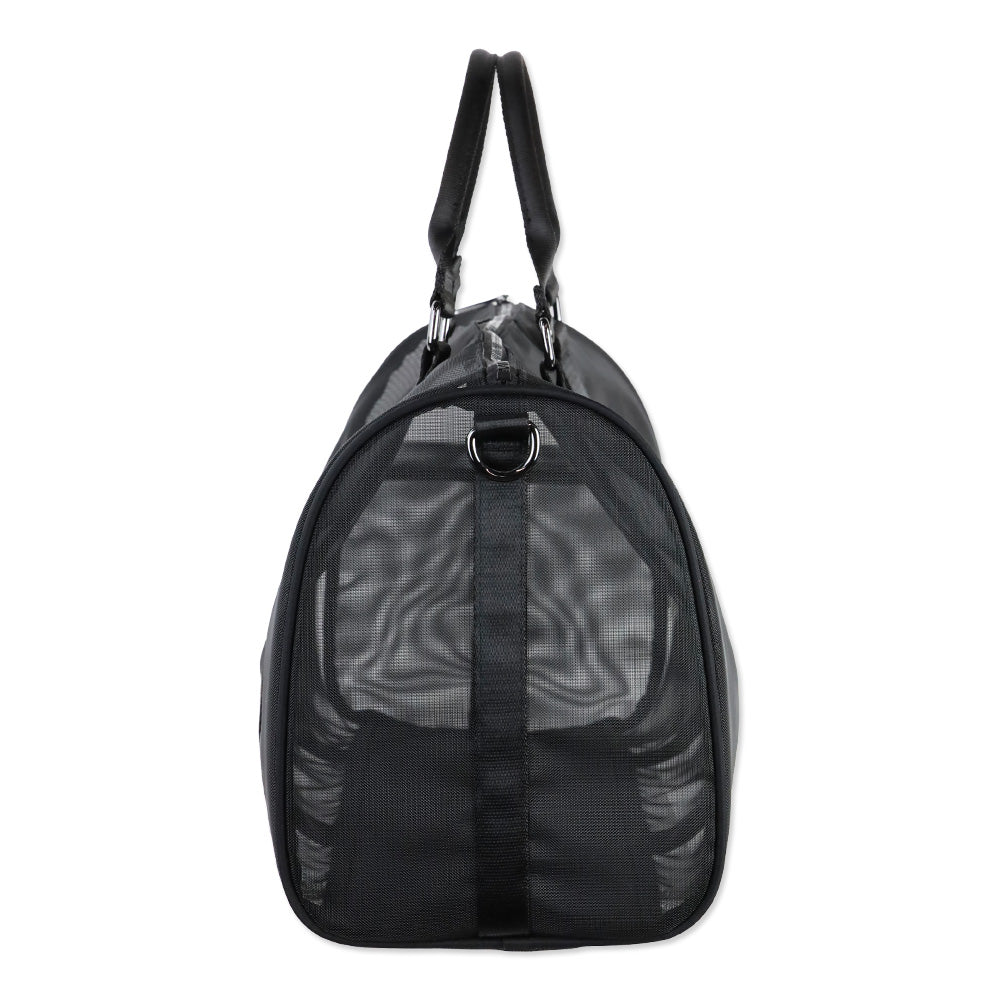 ALO Yoga Sheer Black Mesh Duffle Bag