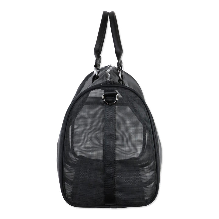 ALO Yoga Sheer Black Mesh Duffle Bag