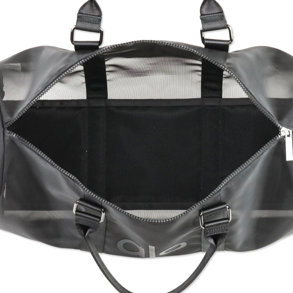 ALO Yoga Sheer Black Mesh Duffle Bag