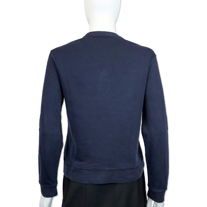 Acne Studios Navy Carly Dough Donut Sweatshirt