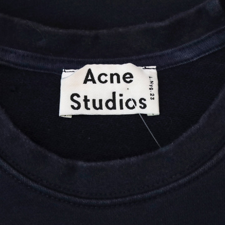 Acne Studios Navy Carly Dough Donut Sweatshirt
