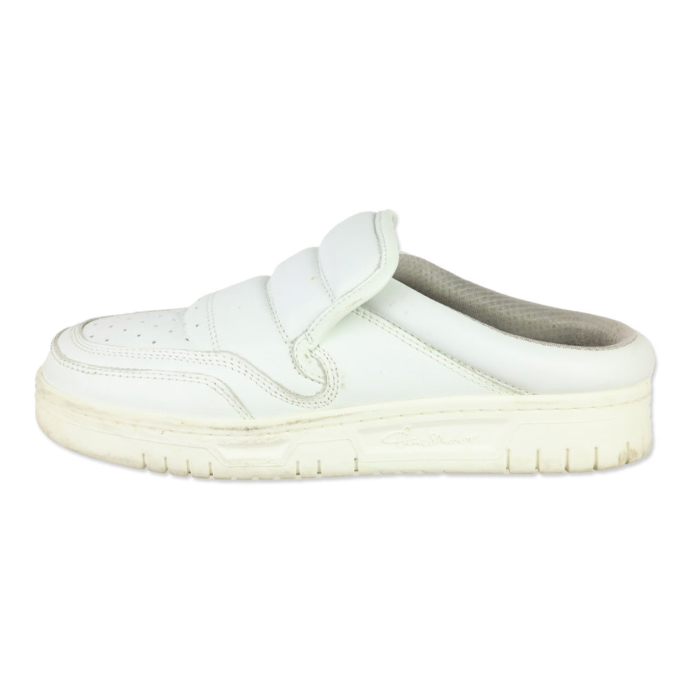 Acne Studios White Slip-On Mule Sneakers
