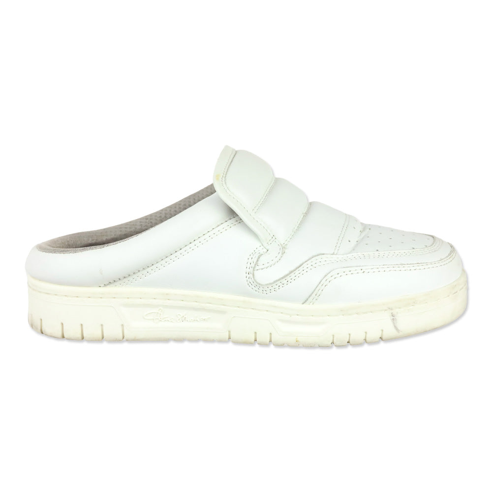Acne ミュール23cm Acne Studios White Slip-On Mule Sneakers | DBLTKE Luxury