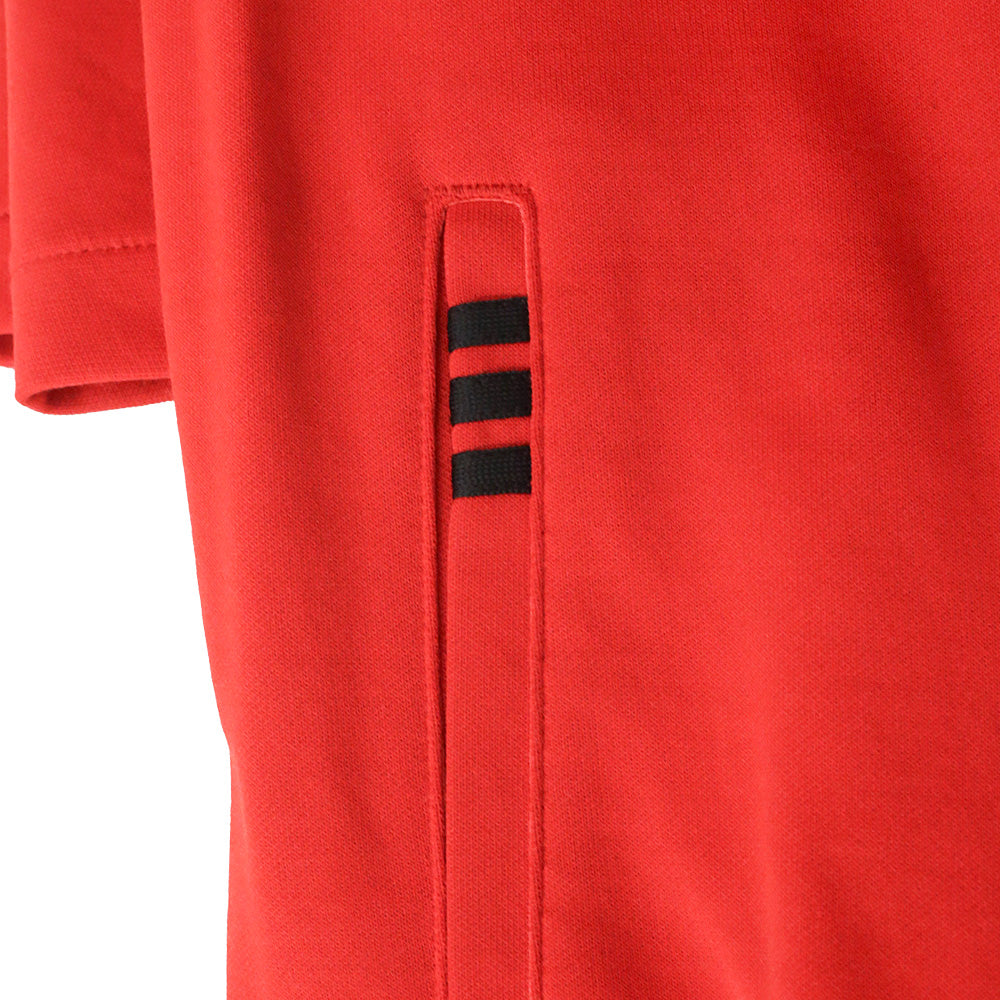 Adidas Y-3 Yohji Yamamoto Red 3/4 Sleeve Tracksuit Bomber Jacket