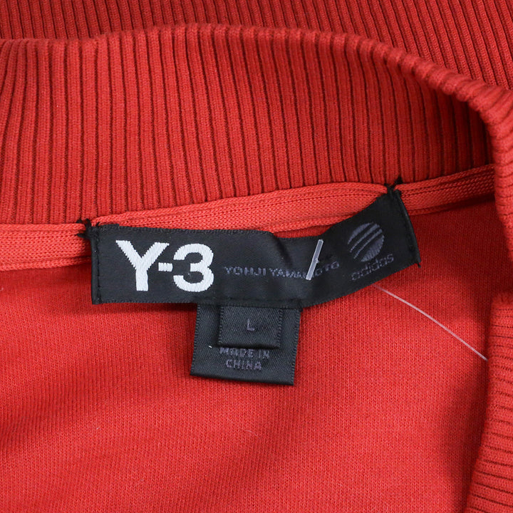 Adidas Y-3 Yohji Yamamoto Red 3/4 Sleeve Tracksuit Bomber Jacket