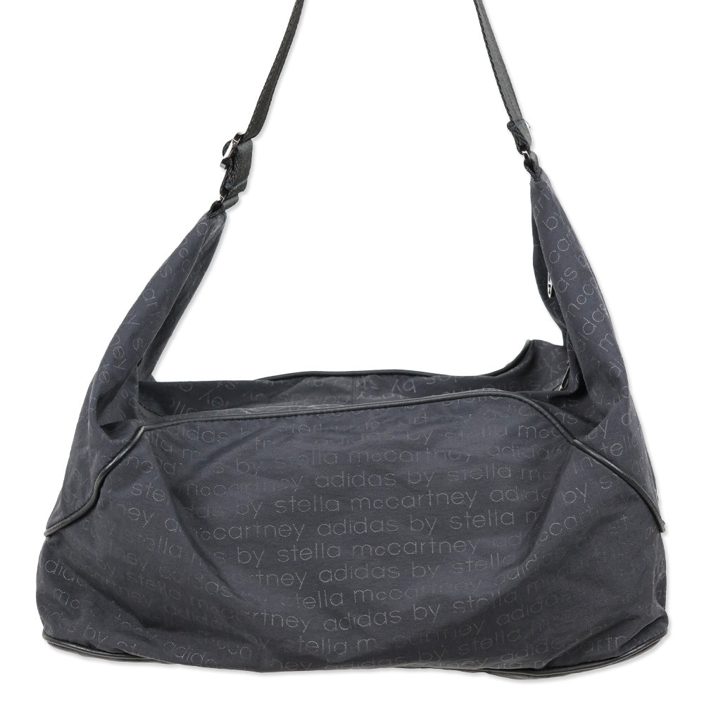 Adidas by Stella McCartney Black Jacquard Nylon Gym Bag