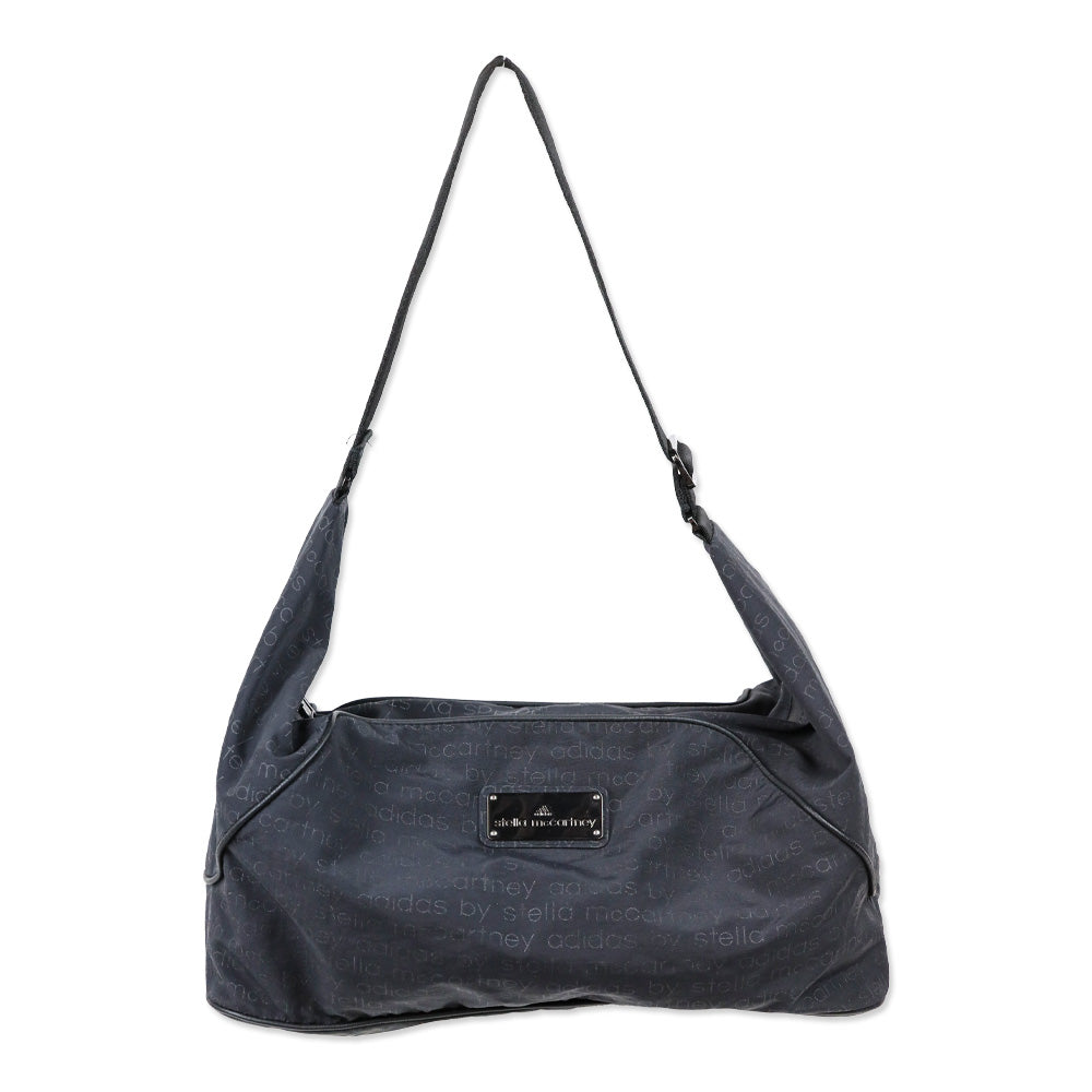 Adidas by Stella McCartney Black Jacquard Nylon Gym Bag