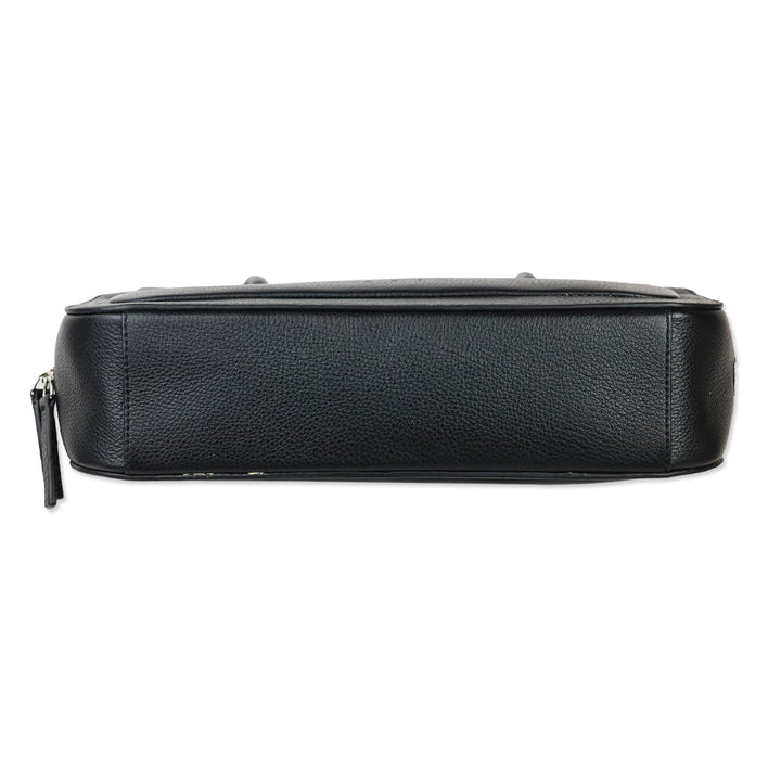 Aesther Ekme Grain Black Leather Lagune Bowling Bag