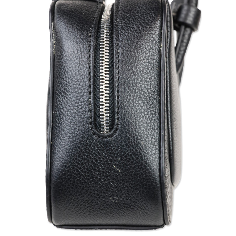 Aesther Ekme Grain Black Leather Lagune Bowling Bag