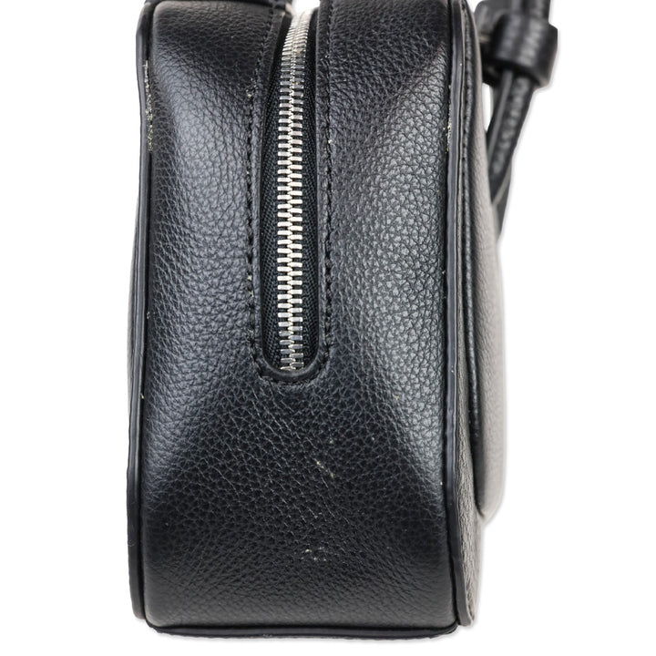 Aesther Ekme Grain Black Leather Lagune Bowling Bag