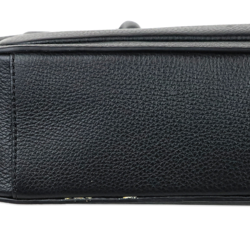 Aesther Ekme Grain Black Leather Lagune Bowling Bag