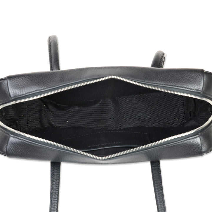 Aesther Ekme Grain Black Leather Lagune Bowling Bag