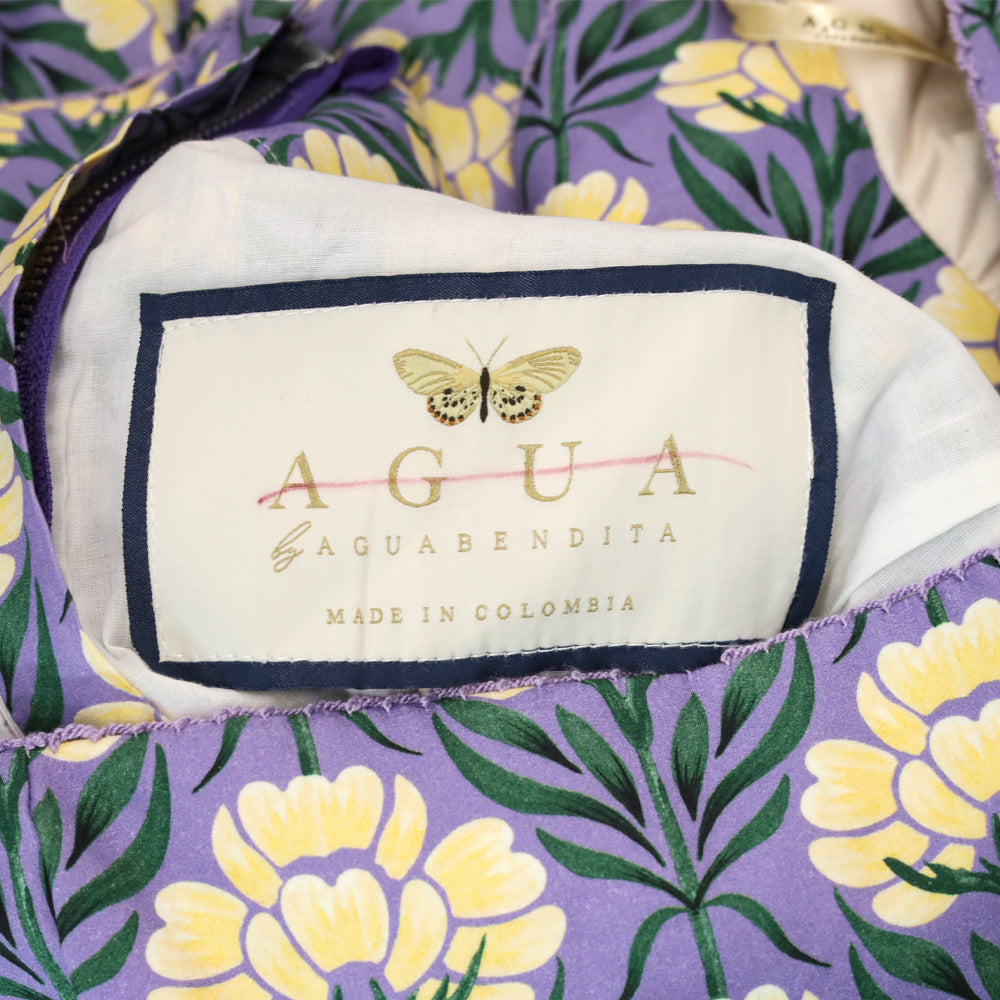 Agua by Agua Bendita Carmelo Semilla Otono Cotton Poplin Mini Dress