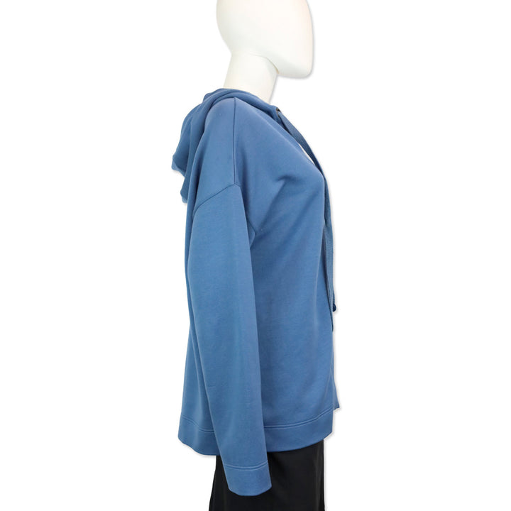Akris Punto Blue Half-Zip Hoodie