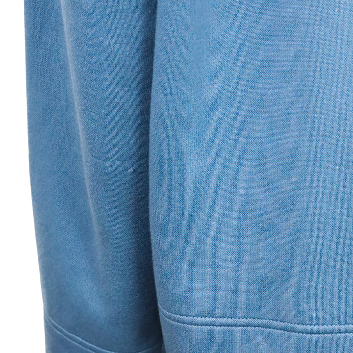 Akris Punto Blue Half-Zip Hoodie