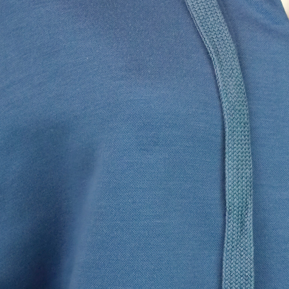Akris Punto Blue Half-Zip Hoodie