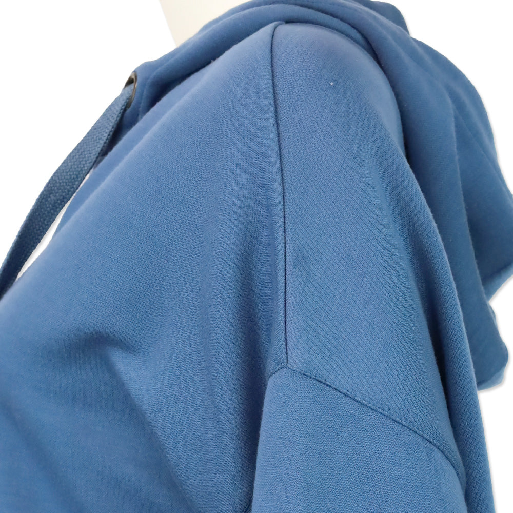 Akris Punto Blue Half-Zip Hoodie