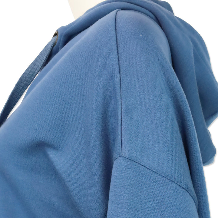 Akris Punto Blue Half-Zip Hoodie
