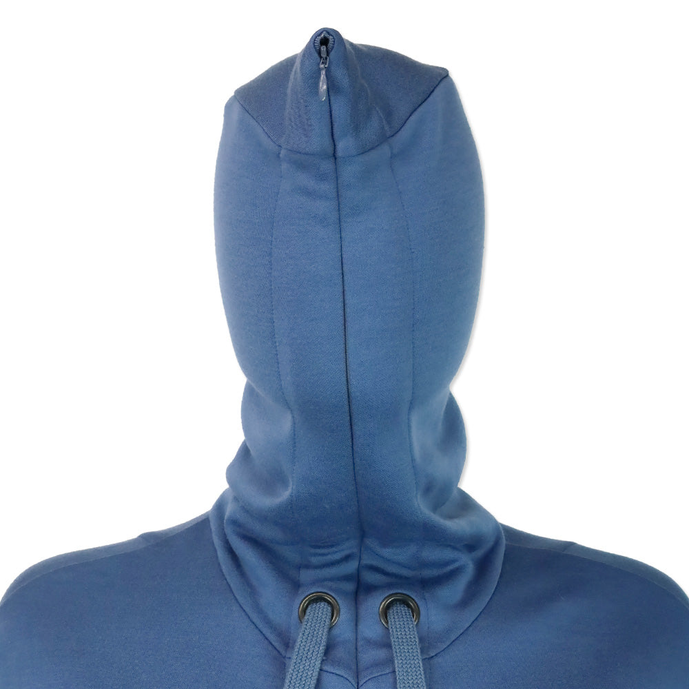 Akris Punto Blue Half-Zip Hoodie