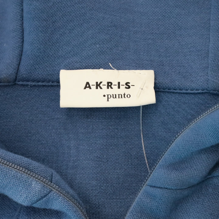 Akris Punto Blue Half-Zip Hoodie