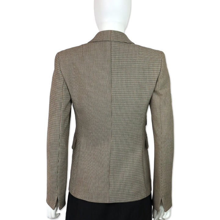 Akris Punto Brown & Black Houndstooth Blazer
