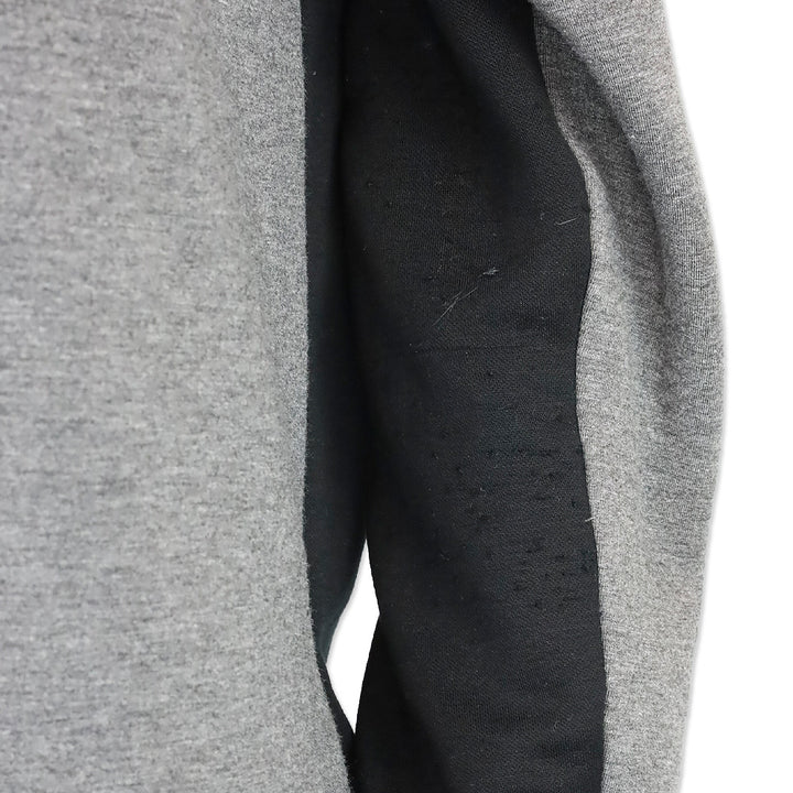 Akris Punto Gray/Black Colorblock Half-Zip Hoodie