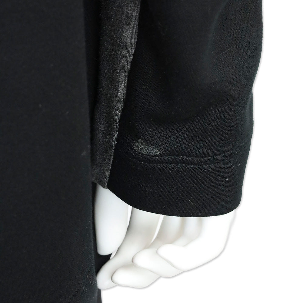 Akris Punto Gray/Black Colorblock Half-Zip Hoodie