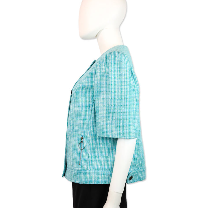 Akris Punto Turquoise Multicolor Jacket