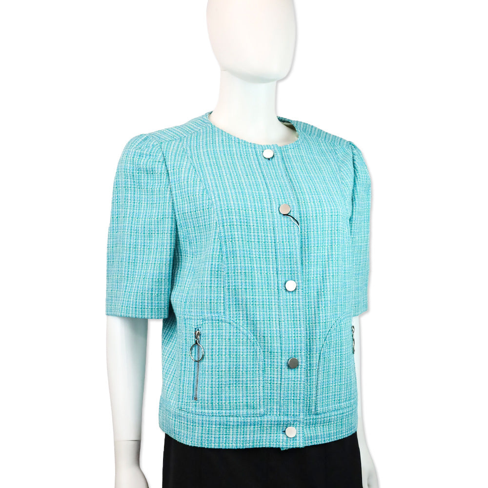 Akris Punto Turquoise Multicolor Jacket