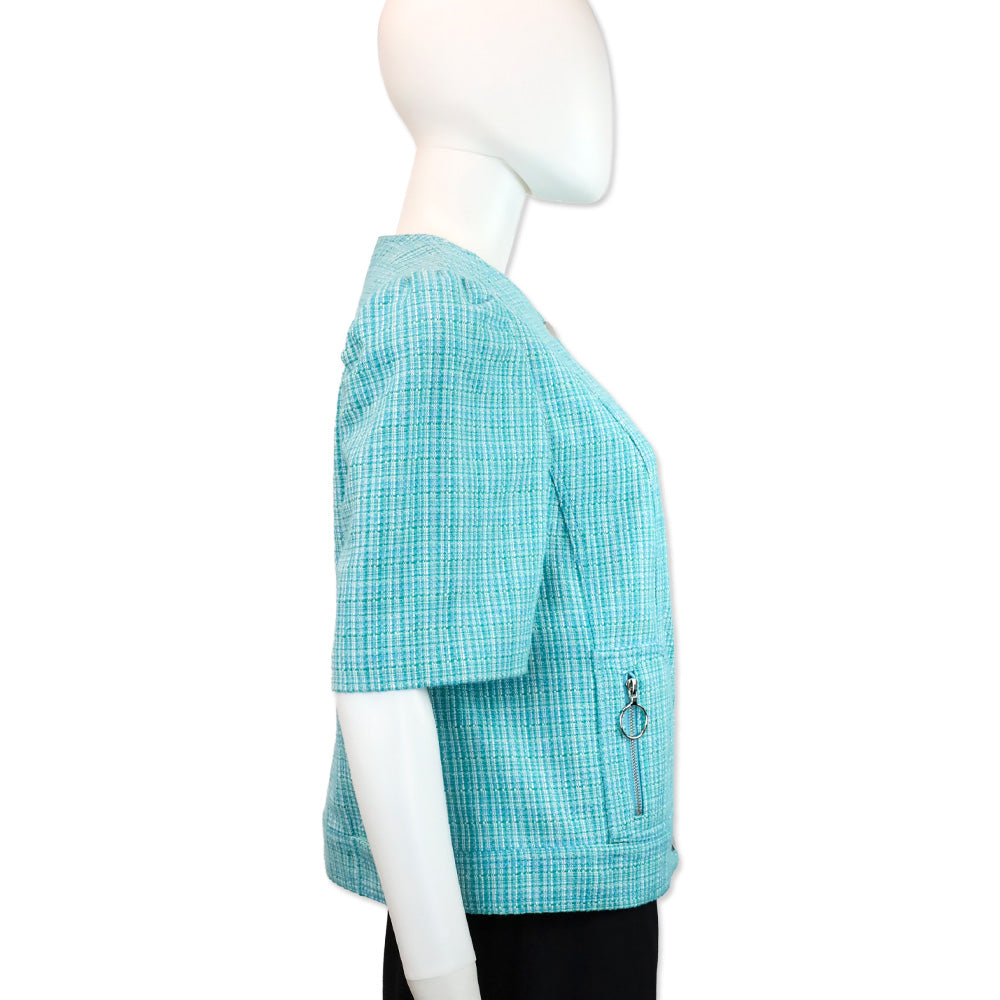 Akris Punto Turquoise Multicolor Jacket