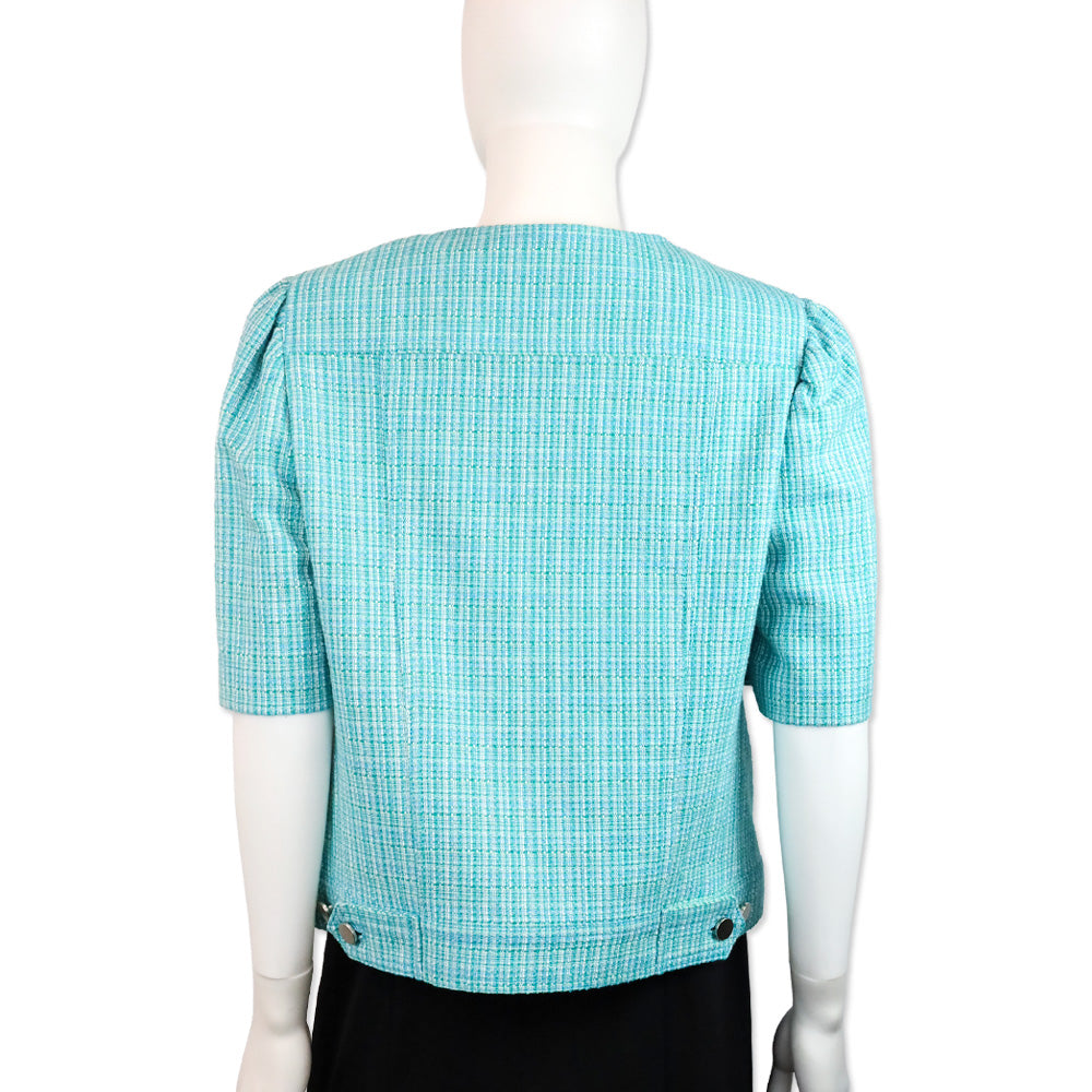 Akris Punto Turquoise Multicolor Jacket