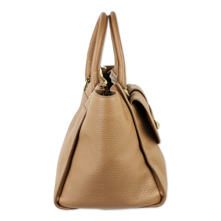 Alchimia Di Ballin Brown Leather Amal Tote