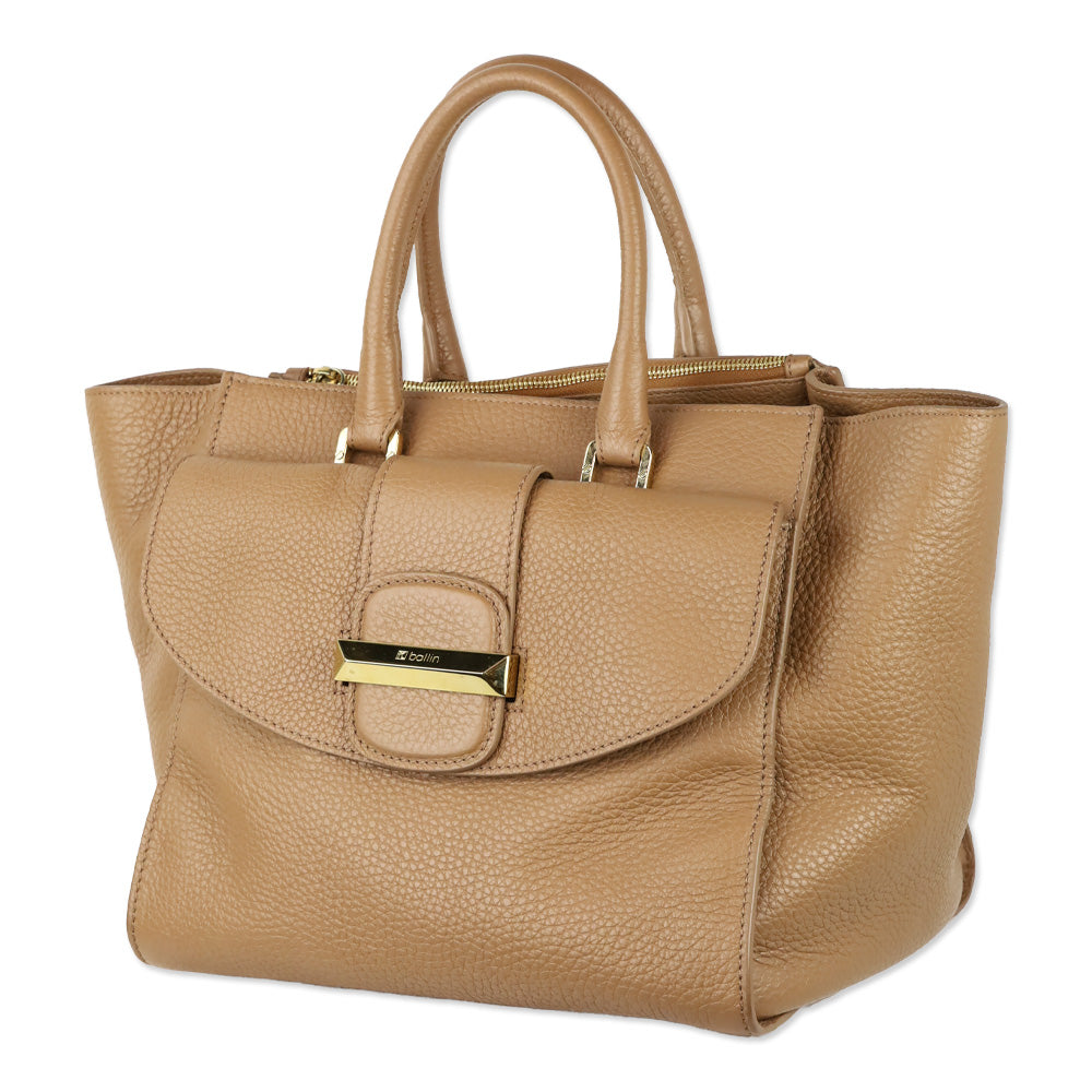 Alchimia Di Ballin Brown Leather Amal Tote