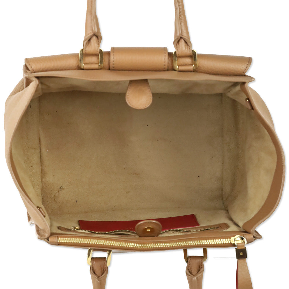 Alchimia Di Ballin Brown Leather Amal Tote