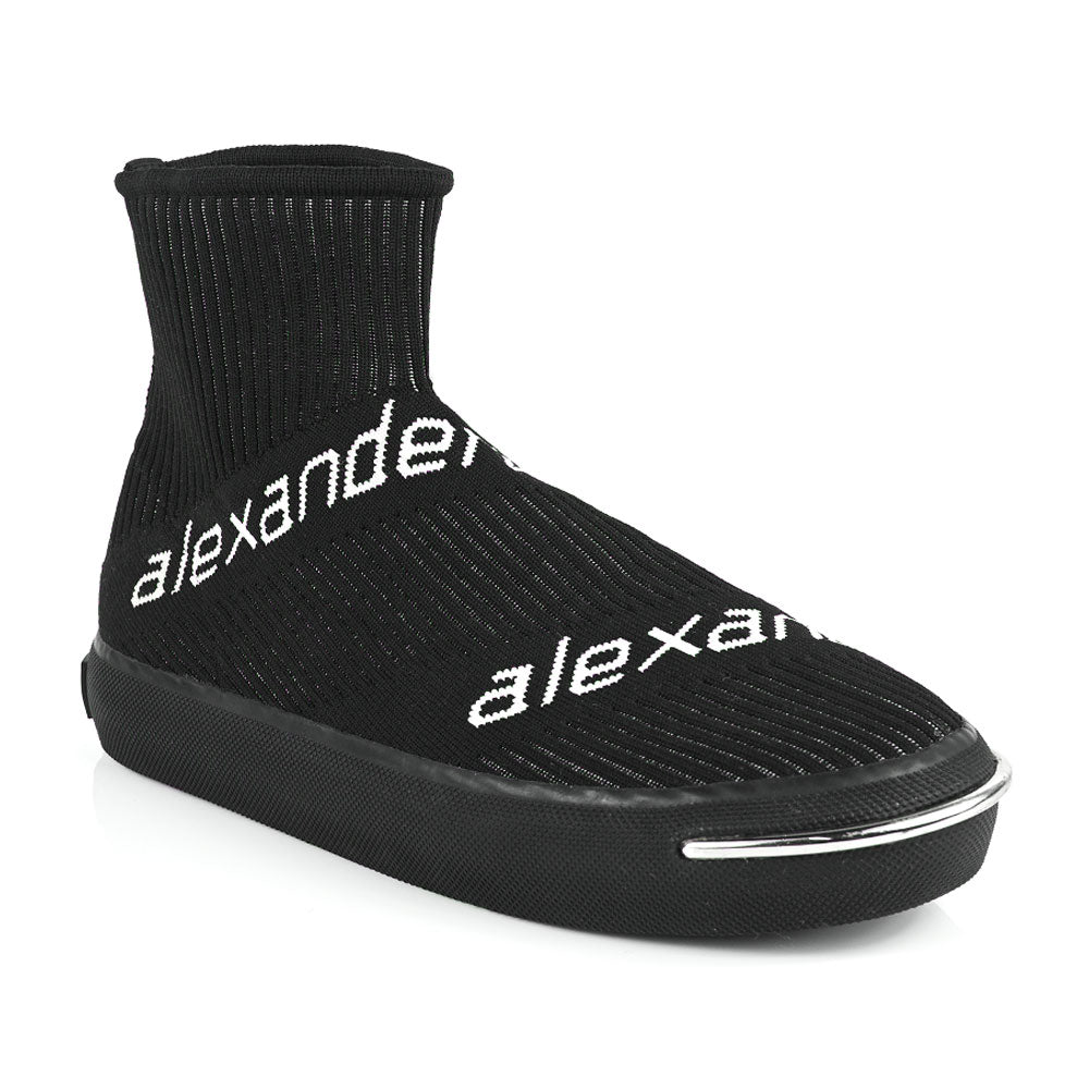 Alexander Wang Logo Printed Sock Sneakers