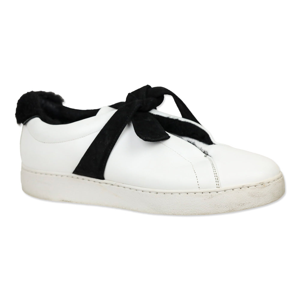 Alexander Birman Clarita Black Shearling Sneaker