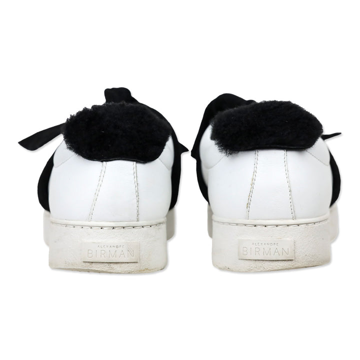 Alexander Birman Clarita Black Shearling Sneaker