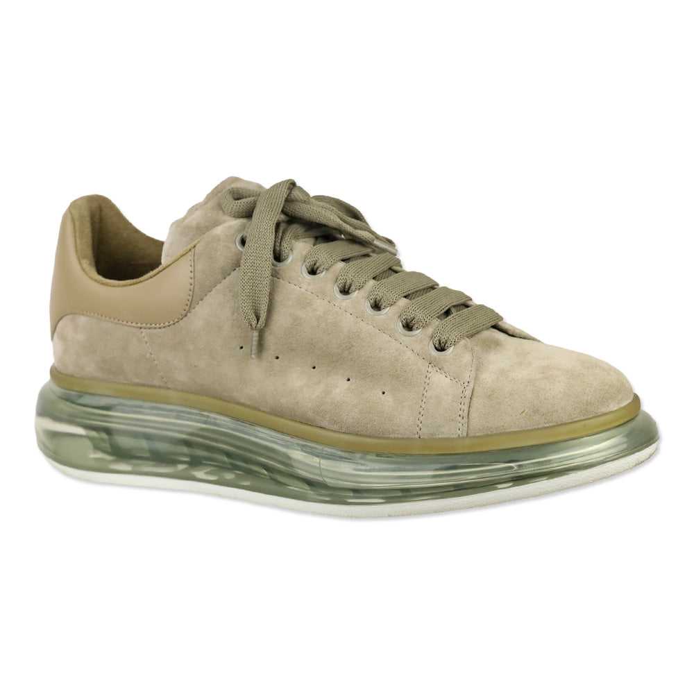 Alexander McQueen Stone/Beige Suede Oversized Sneaker