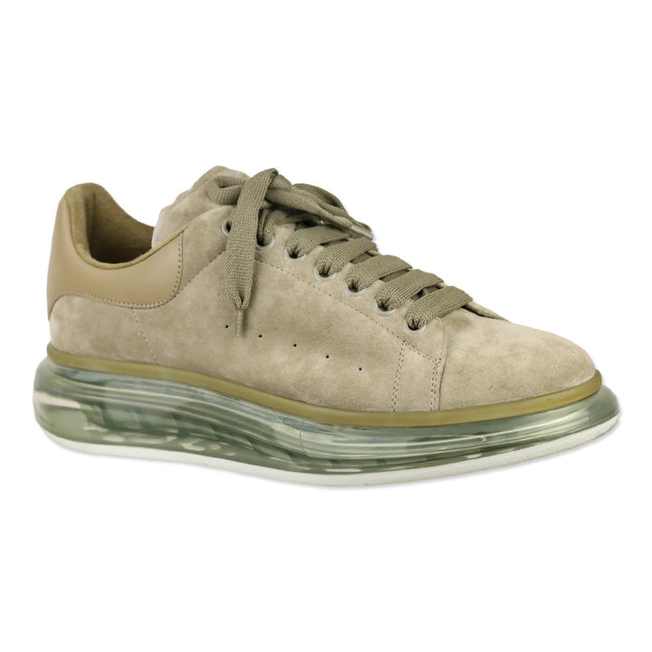 Alexander McQueen Stone/Beige Suede Oversized Sneaker