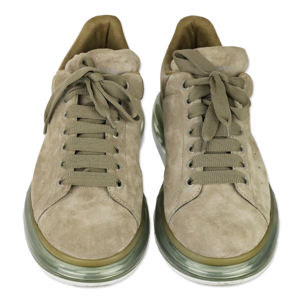 Alexander McQueen Stone/Beige Suede Oversized Sneaker