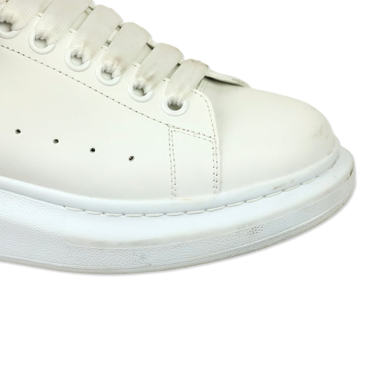Alexander McQueen White Halo Pink Crystal Oversized Sneaker