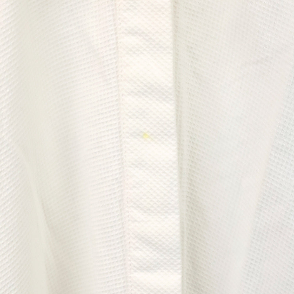 Alexander McQueen White Piqué Cotton Tuxedo Shirt Dress