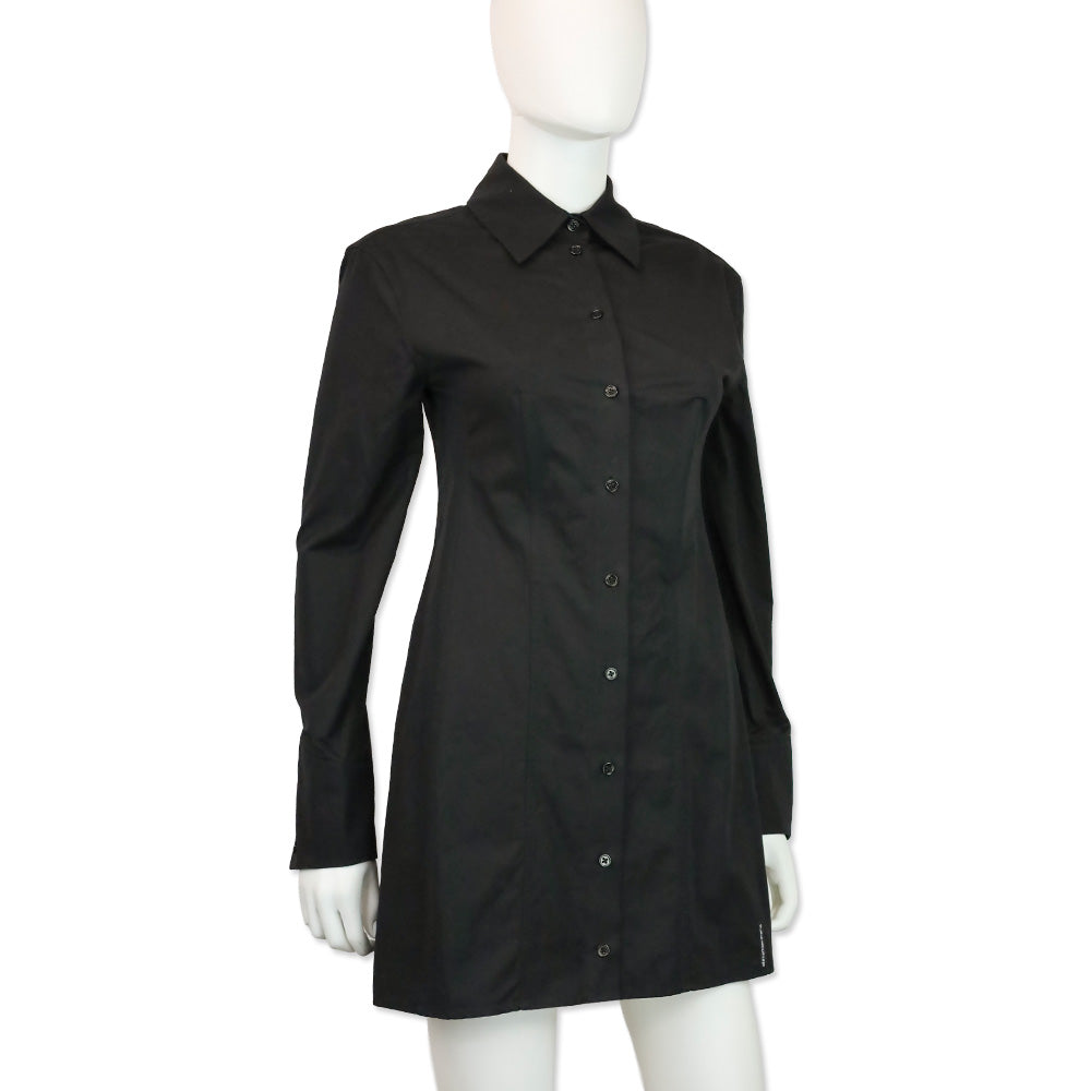 Alexander Wang Black Mini Shirtdress