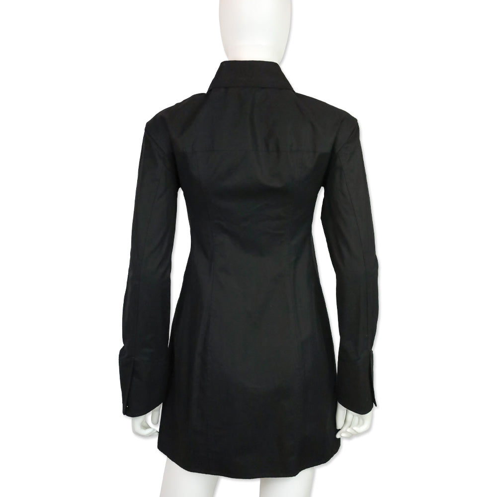 Alexander Wang Black Mini Shirtdress