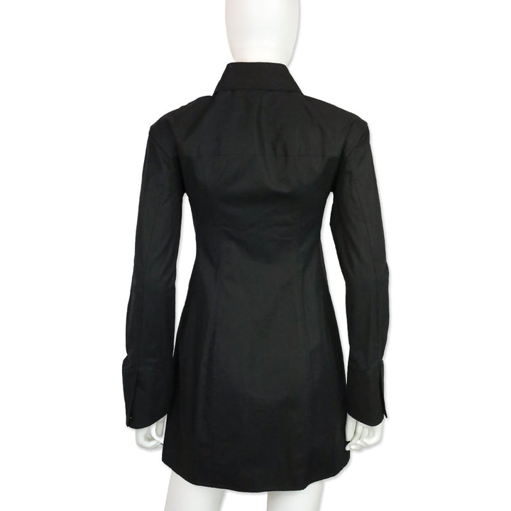 Alexander Wang Black Mini Shirtdress